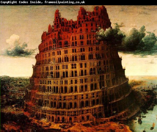 BRUEGEL, Pieter the Elder The Little Tower of Babel